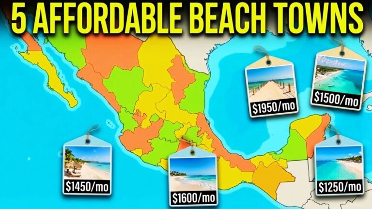 5 Hidden Mexican Beach Towns Where You Can Retire Like ROYALTY